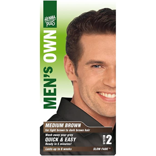 Hennaplus Men's Own Medium Brown, 80ml