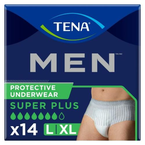Tena Men Super Plus U/Wear XL, 14'S