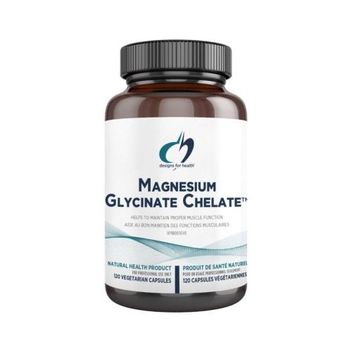 Designs for Health Magnesium Glycinate Chelate™, 120 Veg Capsules