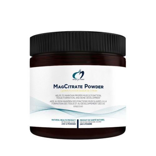 Designs for Health MagCitrate Powder, 240g