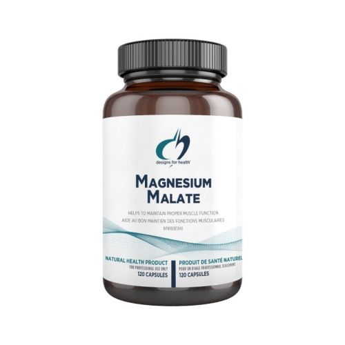 Designs for Health Magnesium Malate, 120 Veg Capsules