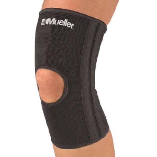 Mueller Elastic Knee Stabilizer W/Stays MU6472C Black, LG/XL