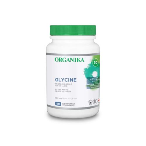 Organika Glycine Proteinogenic Amino Acid, 120 Capsules