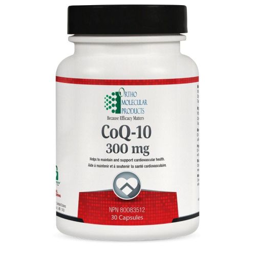 Ortho Molecular Products CoQ-10 300 MG, 30 Capsules