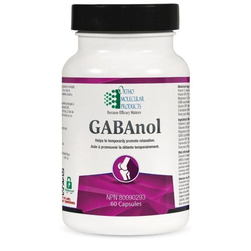 Ortho Molecular Products GABAnol, 60 Capsules