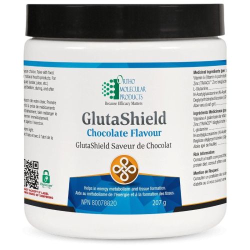 Ortho Molecular Products GlutaShield Chocolate, 207g