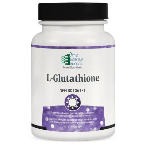 Ortho Molecular Products L-Glutathione, 60 Capsules