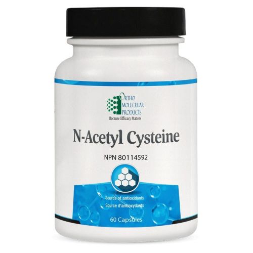 Ortho Molecular Products N-Acetyl Cysteine, 60 Capsules
