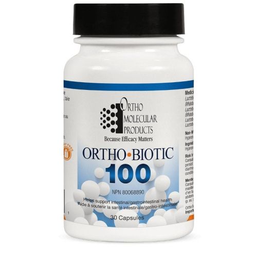 Ortho Molecular Products Ortho Biotic 100, 30 Capsules