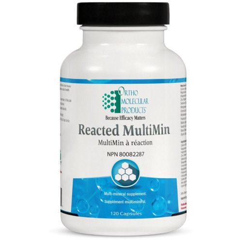 Ortho Molecular Products Reacted MultiMin, 120 Capsules