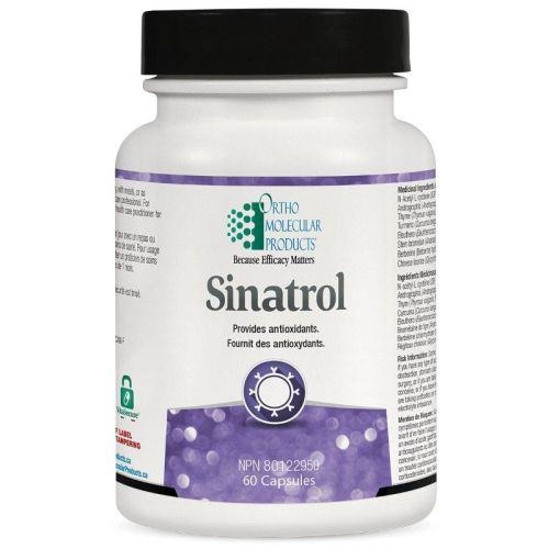 Ortho Molecular Products Sinatrol, 60 Capsules