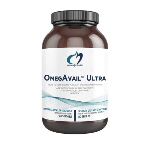 Designs for Health OmegAvail™ Ultra, 120 Softgels