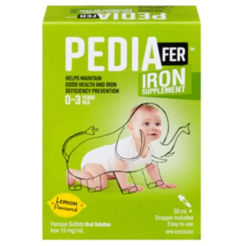 PediaVit PediaFer Iron Supplement 15mg/mL, 50mL