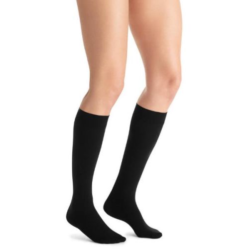 Jobst Opaque Knee High Petite 20-30mm 7521823 Black, Medium