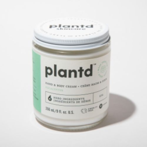 Plantd Skincare Spa Eucalyptus Hand and Body Cream, 266ml
