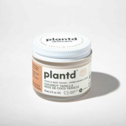 Plantd Skincare Vacay Coconut Vanilla Hand and Body Cream, 59ml