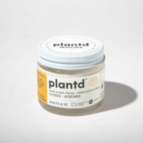 Plantd Skincare Zest Citrus Hand and Body Cream, 59ml