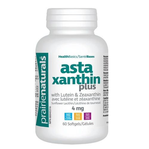 Prairie Naturals Astaxanthin Plus, 60 Softgels
