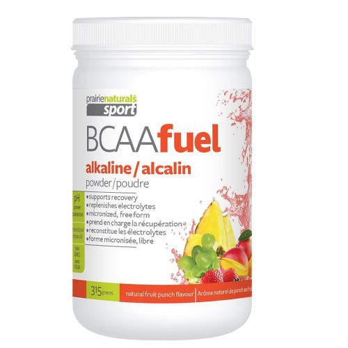 Prairie Naturals BCAA Fuel pH Balanced - Fruit Punch, 315g Powder