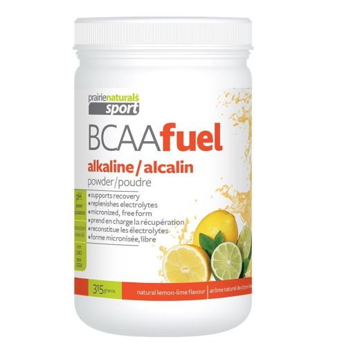 Prairie Naturals BCAA Fuel pH Balanced - Lemon Lime, 315g Powder