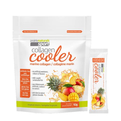 Prairie Naturals Marine Collagen Cooler - Tropical Storm, 6.1g x 15 Sachet