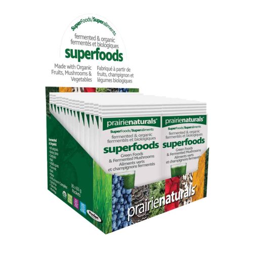 Prairie Naturals Fermented and Organic SuperFoods, 8.1g Powder
