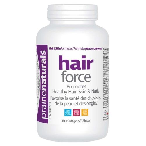 Prairie Naturals Hair-Force, 180 Softgels