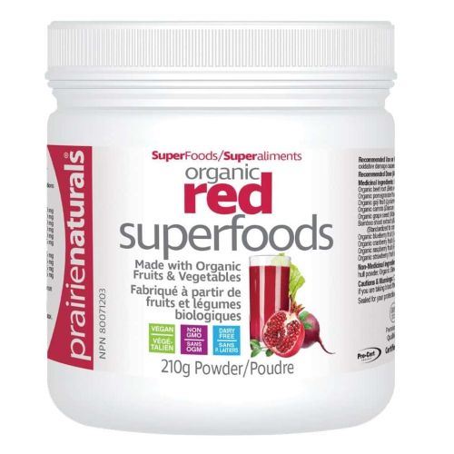 Prairie Naturals Organic Red Superfoods, 210g Powder