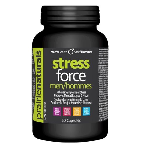 Prairie Naturals Stress-Force for Men, 60 Capsules