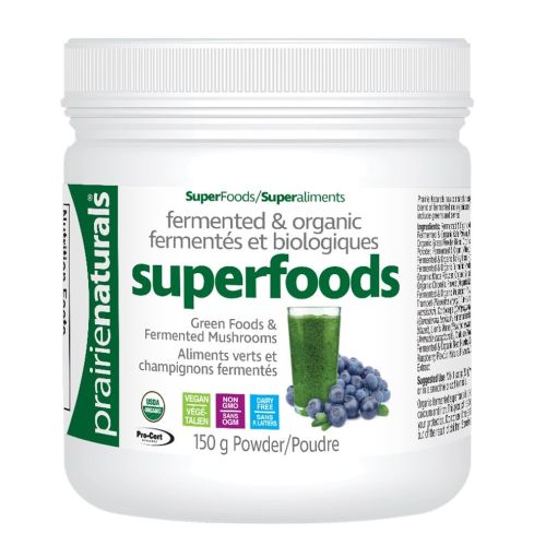 Prairie Naturals Fermented and Organic SuperFoods, 150g Powder