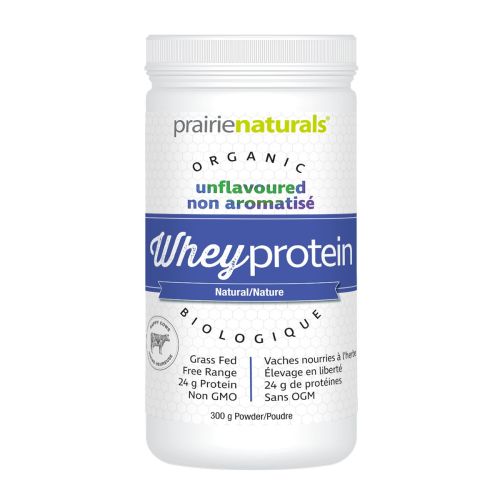 Prairie Naturals Organic Whey Protein - Natural, 300g Powder