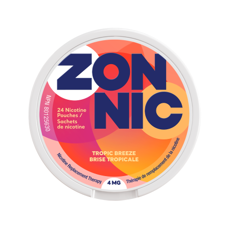 Zonnic Nicotine Pouches Tropic Breeze, 4mg