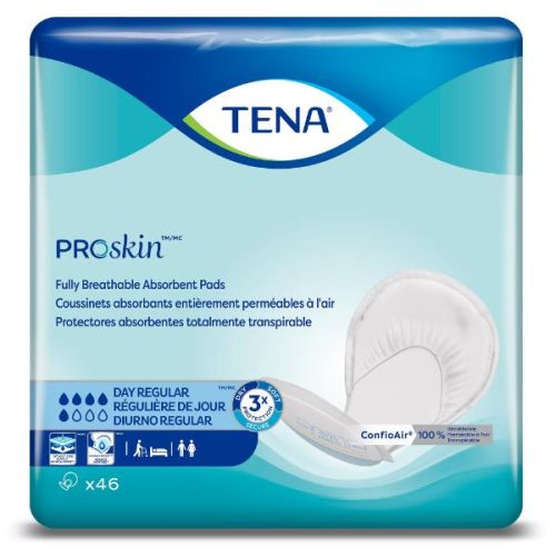 Tena Pad Day Regular Breathable 62418, 46'S
