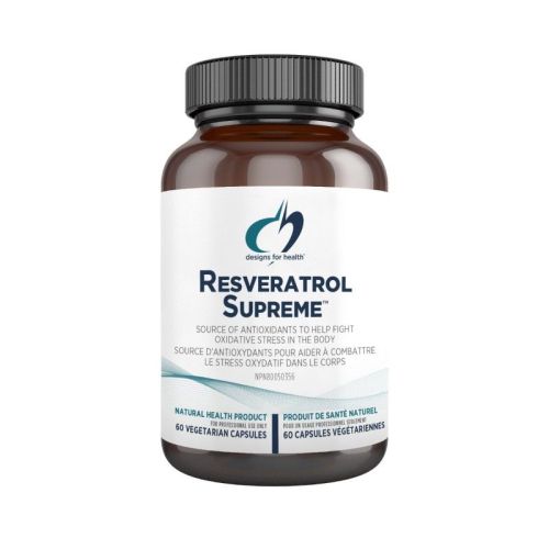 Designs for Health Resveratrol Supreme™, 60 Veg Capsules