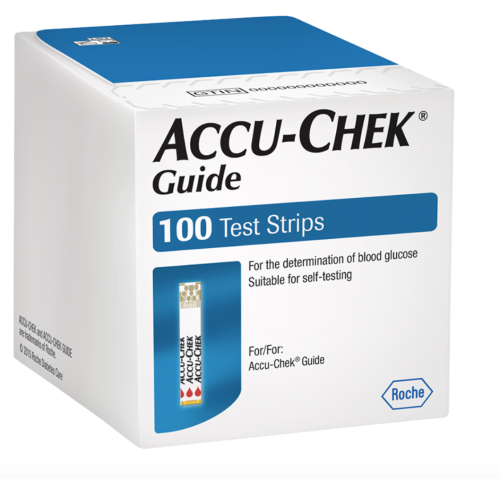 Roche Accu-Chek Guide Test Strips, 100 Strips