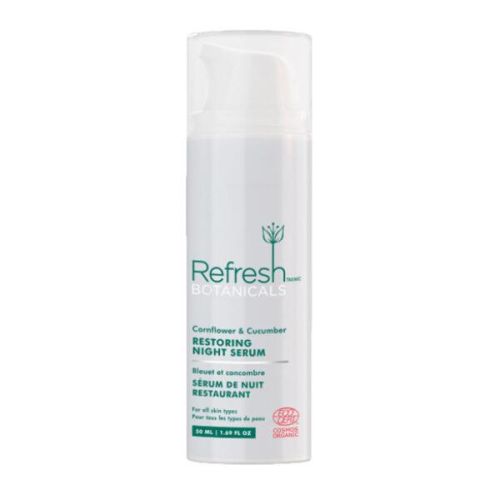 Refresh Botanical Restoring Night Serum Cornflower & Cucumber, 50ml