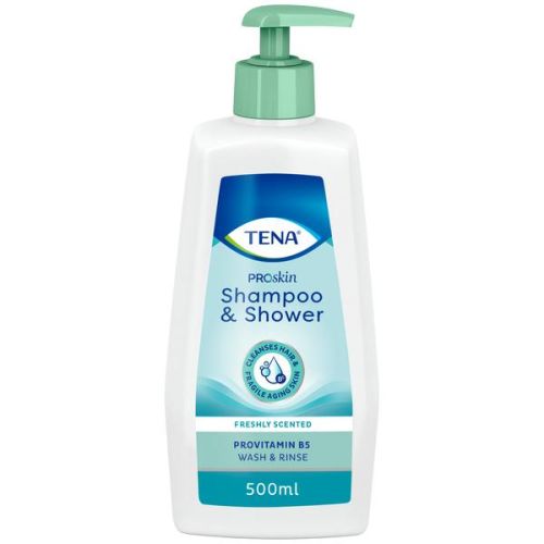 Tena Body Wash & Shampoo, 500ml