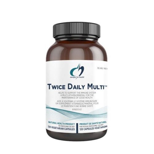 Designs for Health Twice Daily Multi™, 120 Capsules