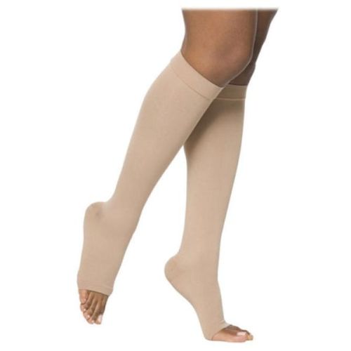 Sigvaris 862CMSO-66/S Pair Calf W/Grip 20-30mm Light Beige, MS