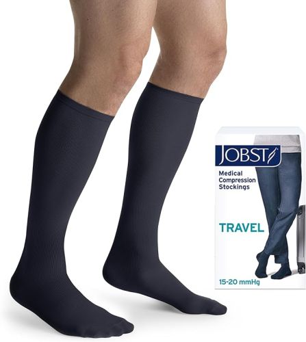 Jobst Travel Knee High 15-20MM 7927206 Navy, 5