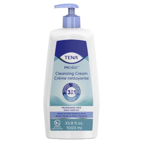 Tena Cleansing Cream Unscented 3-in-1, 1000ml