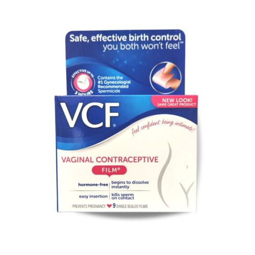 VCF Vaginal Contraceptive Film, 9 Films