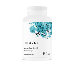 Thorne Ascorbic Acid, 60 Capsules