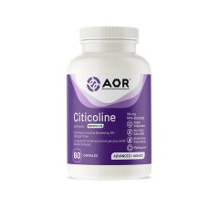 AOR Citicoline 264mg, Cognizin, 60 Vegi-Capsules