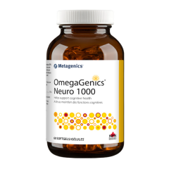 Metagenics OmegaGenics® Neuro 1000, Natural Lemon, 60 Softgels