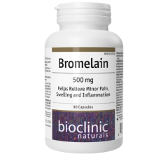 Bioclinic Naturals Bromelain 500 mg, 90 Capsules