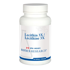 Biotics Research Lecithin 3X (formally: Phosphatidylcholine), 100 capsules