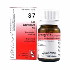Dr. Reckeweg Schuessler Salts S7 Kali sulphuricum 6X, 200 tablets (20 g)