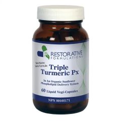 Restorative Formulations Triple Turmeric Px, 60 Liquid Vegi-Capsules