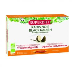 Superdiet Black Radish, 20 ampoules of 15 ml (300 ml) | Organic